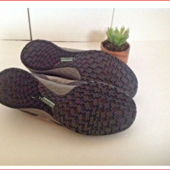 Merrell | Shoes | Merrell Granite Gray Suede Leather Sneakers Casual ...